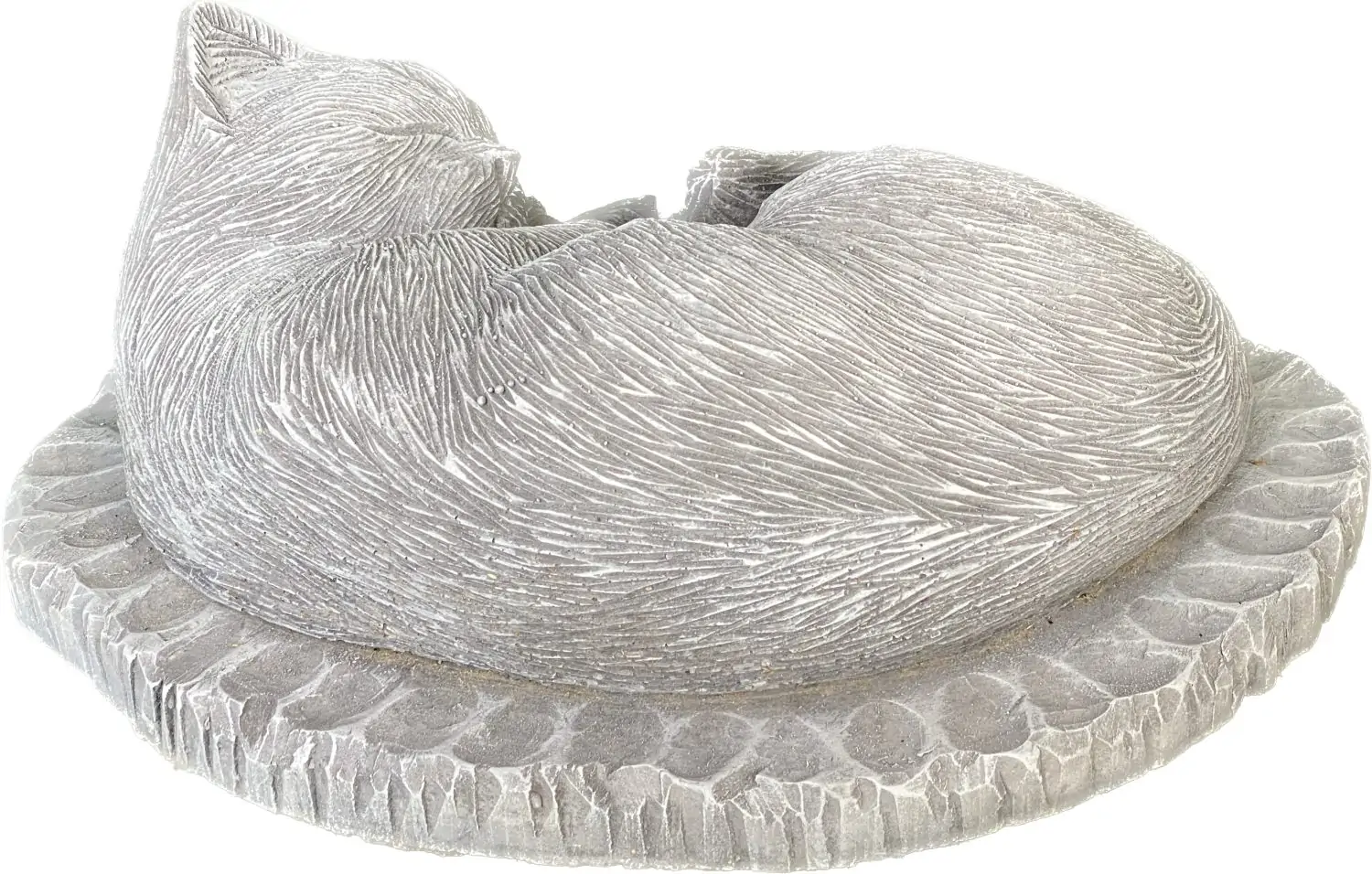 Artikelbild 4 des Artikels “Lilith - Liegende Katze auf Sockel, 33 cm  | Steinguss “